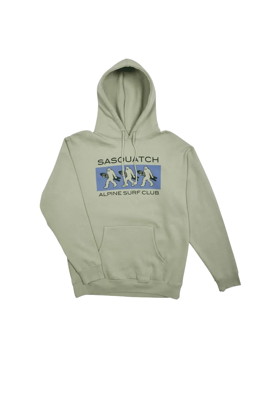 Airblaster Sasquatch ASC Hoodie in Dusty Sage - Cozy and Stylish Medium Fit Hoodie for Everyday Comfort and Outdoor Adventures