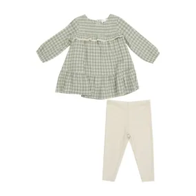 Angel Dear - Kid's Mini Gingham Dress Set