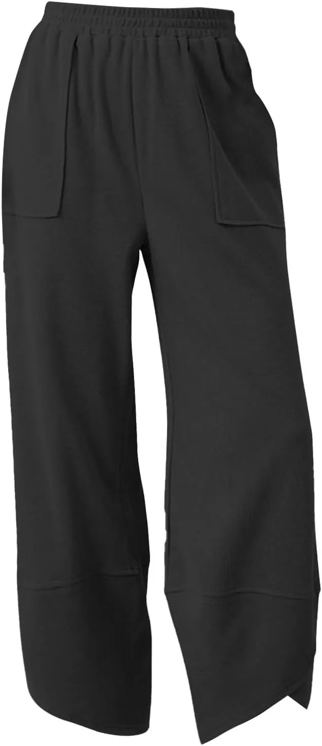 Cargo Sweatpants for Boys Girls High Elastic Waisted Bottom Hip Hop Dance Jogger Pants Versatile Streetwear Pants