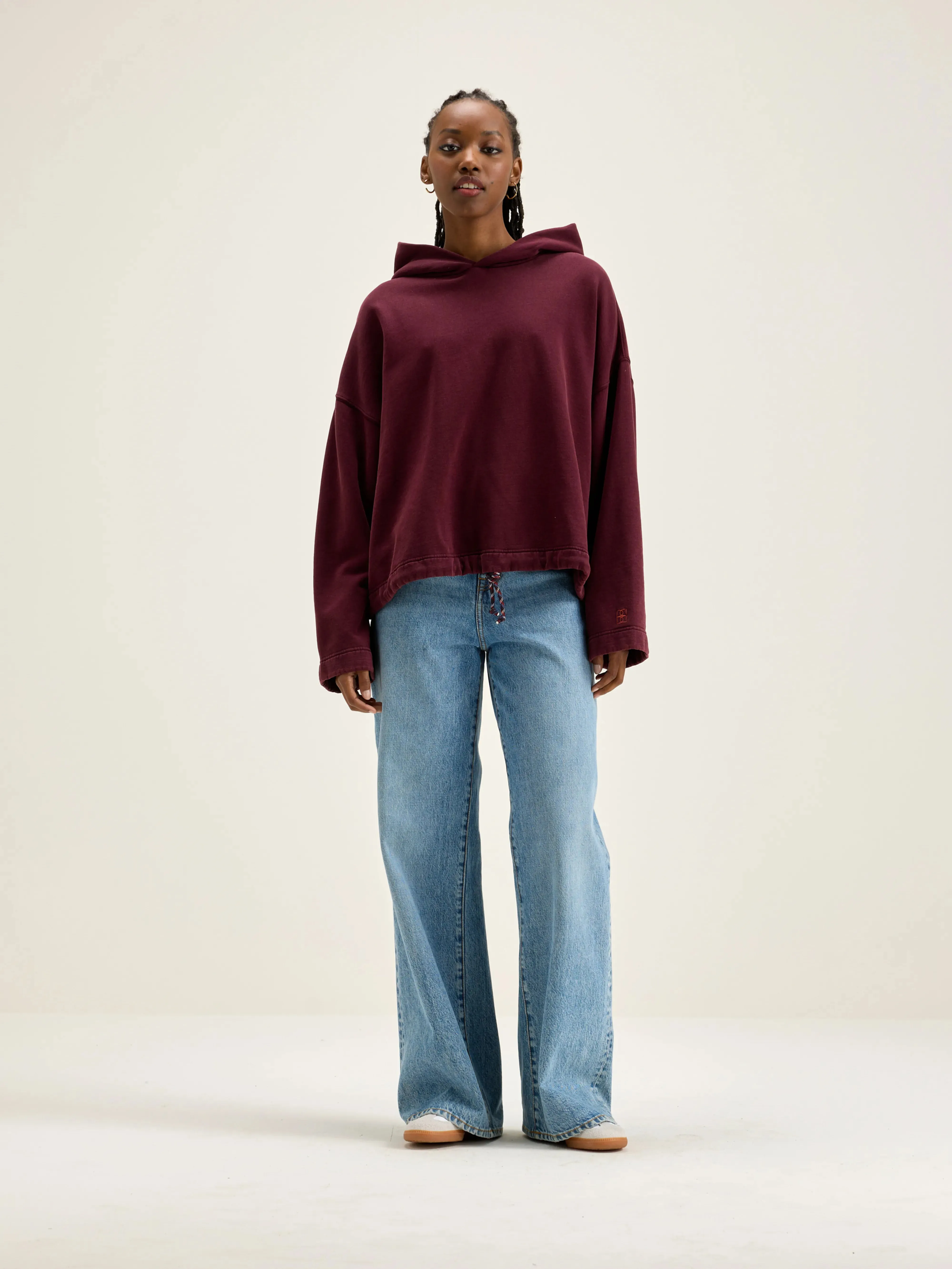 Cate hoodie (242 / W / WINE)