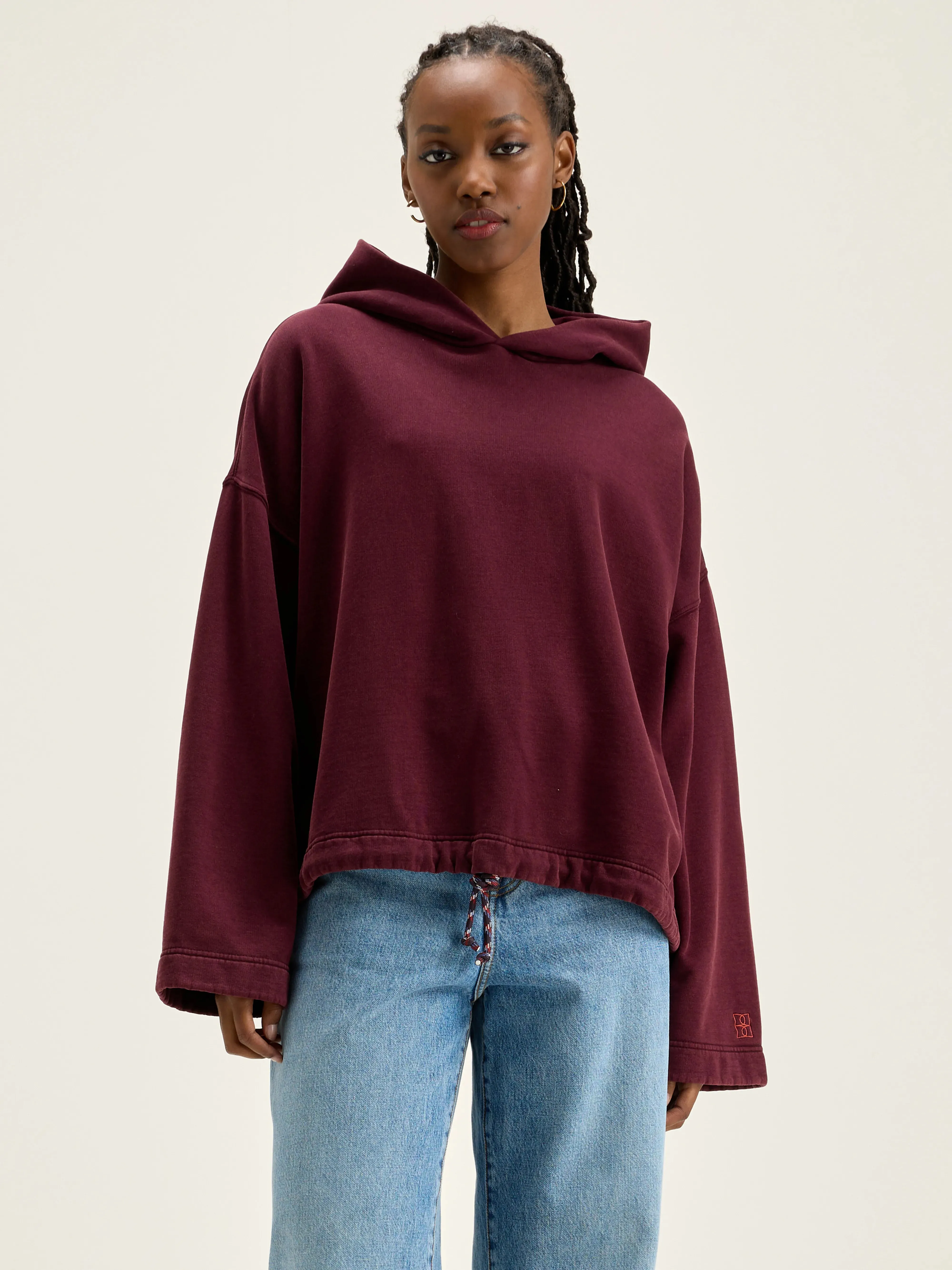 Cate hoodie (242 / W / WINE)