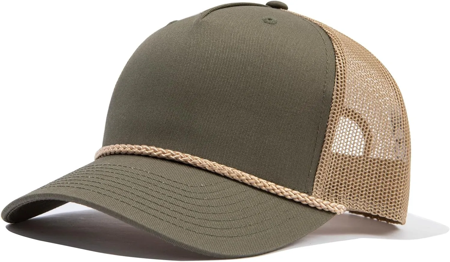 CLAPE Mesh Blank Trucker Hat Baseball Cap Snapback High Crown Baseball Cap Outdoor Cap Structured Golf Dad Cap