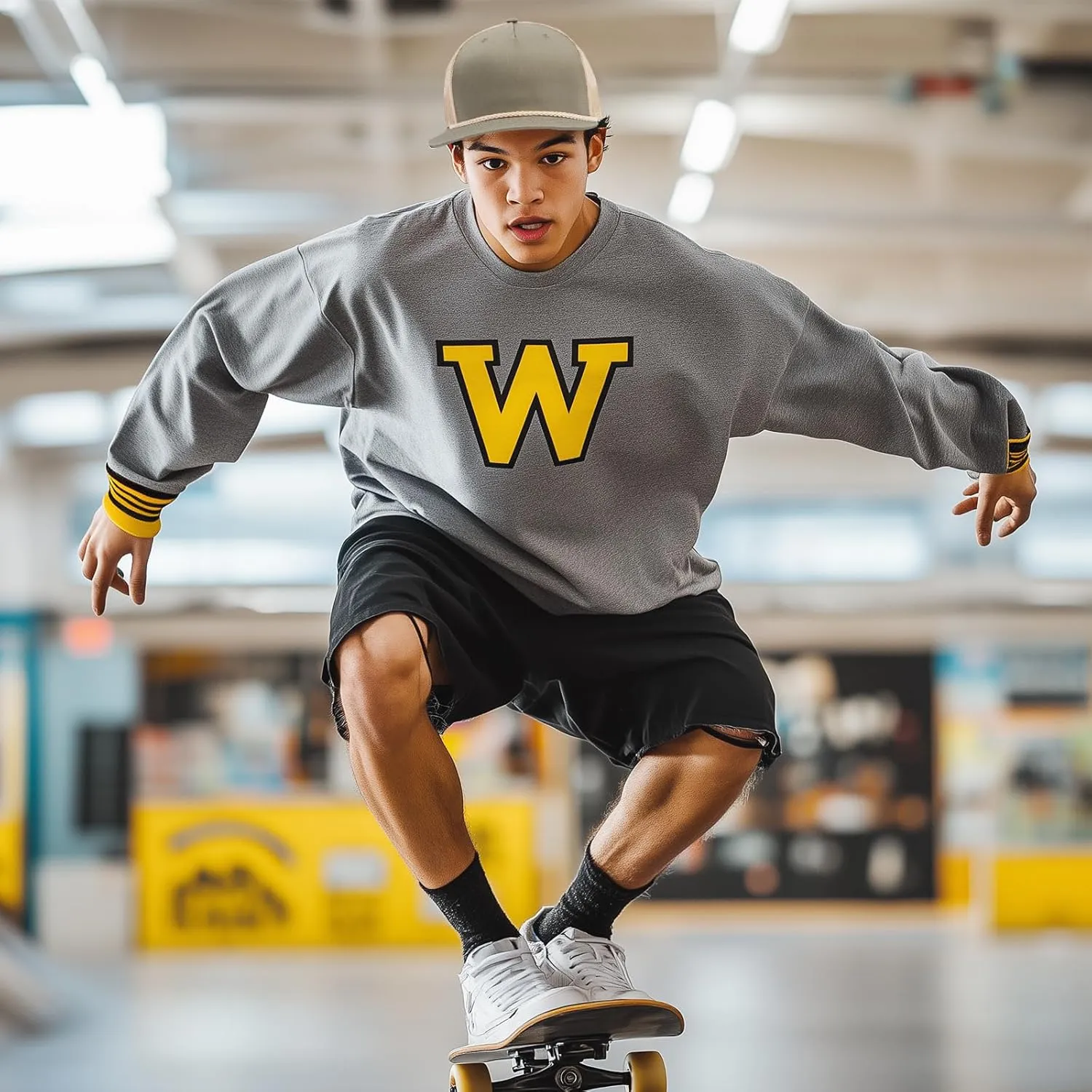 CLAPE Mesh Blank Trucker Hat Baseball Cap Snapback High Crown Baseball Cap Outdoor Cap Structured Golf Dad Cap