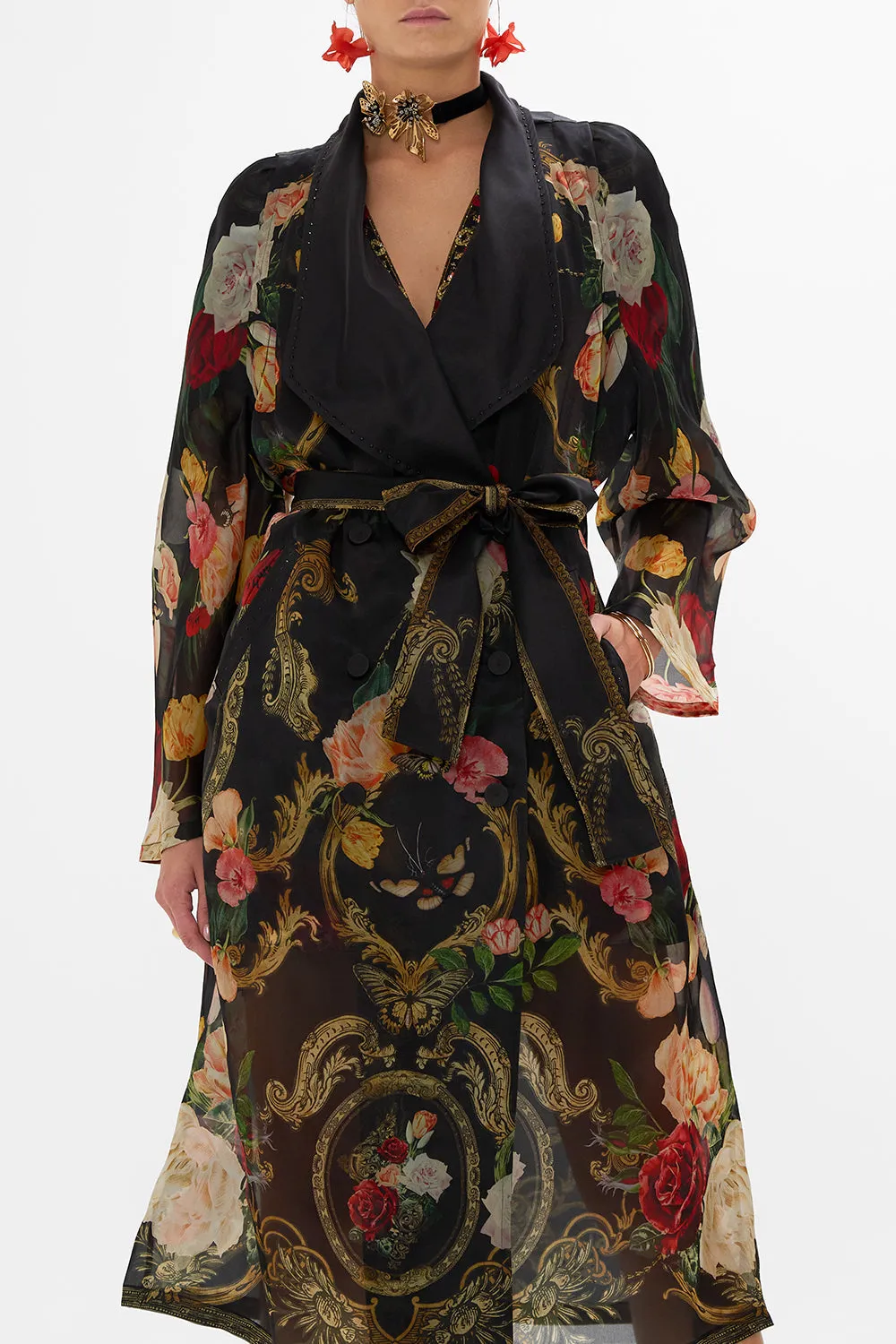 COAT WITH VEST DETAIL MAGIC IN THE MANUSCRIPTS