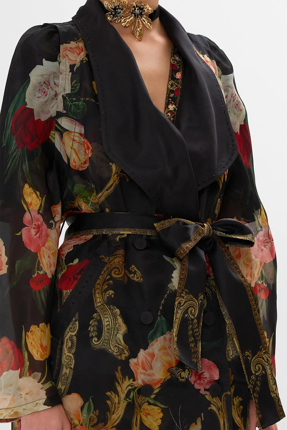 COAT WITH VEST DETAIL MAGIC IN THE MANUSCRIPTS