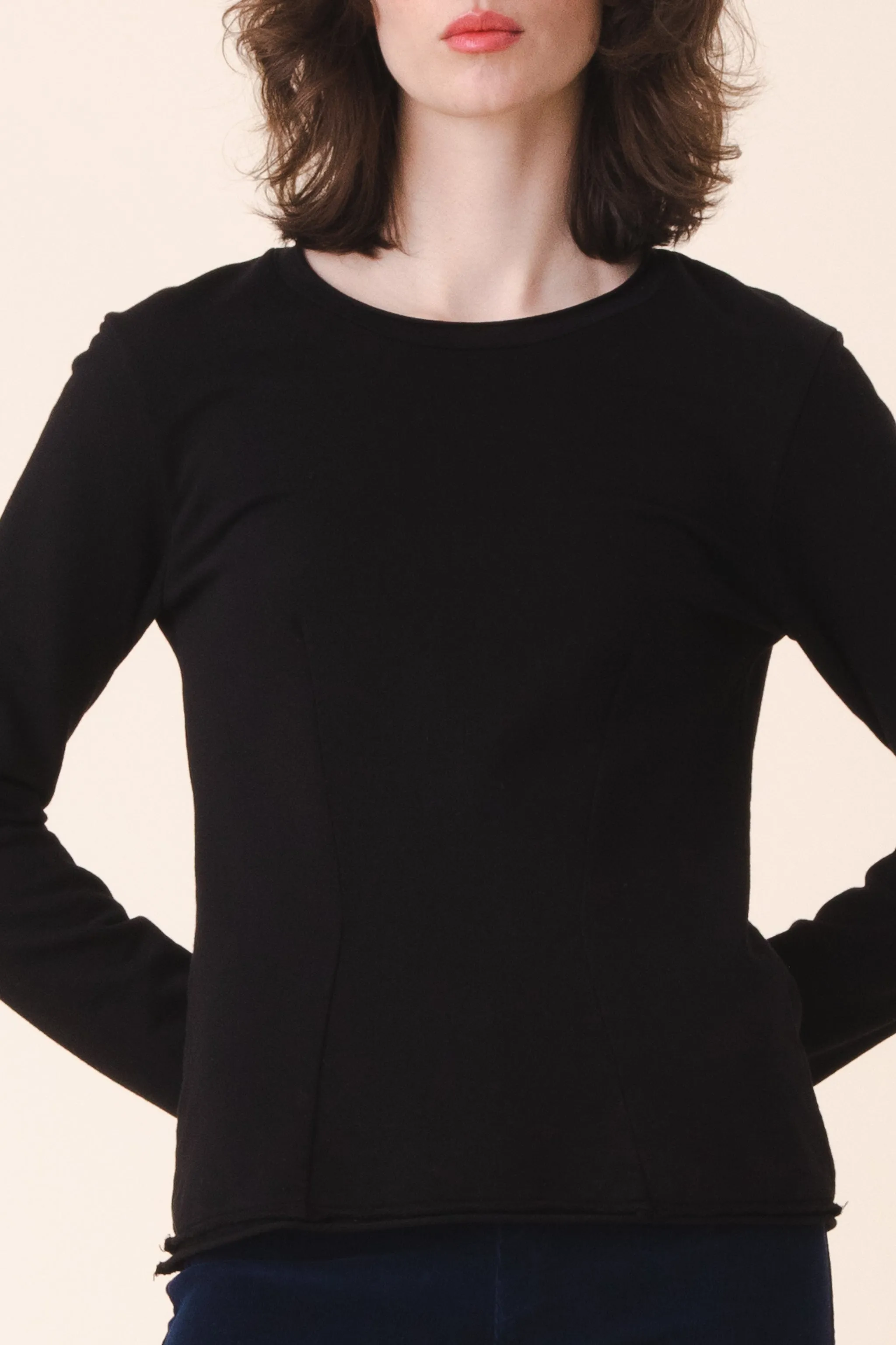 Dressmaker Sweater in Black