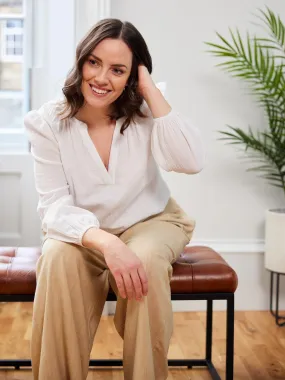 Eve -  Relaxed Blouse - White