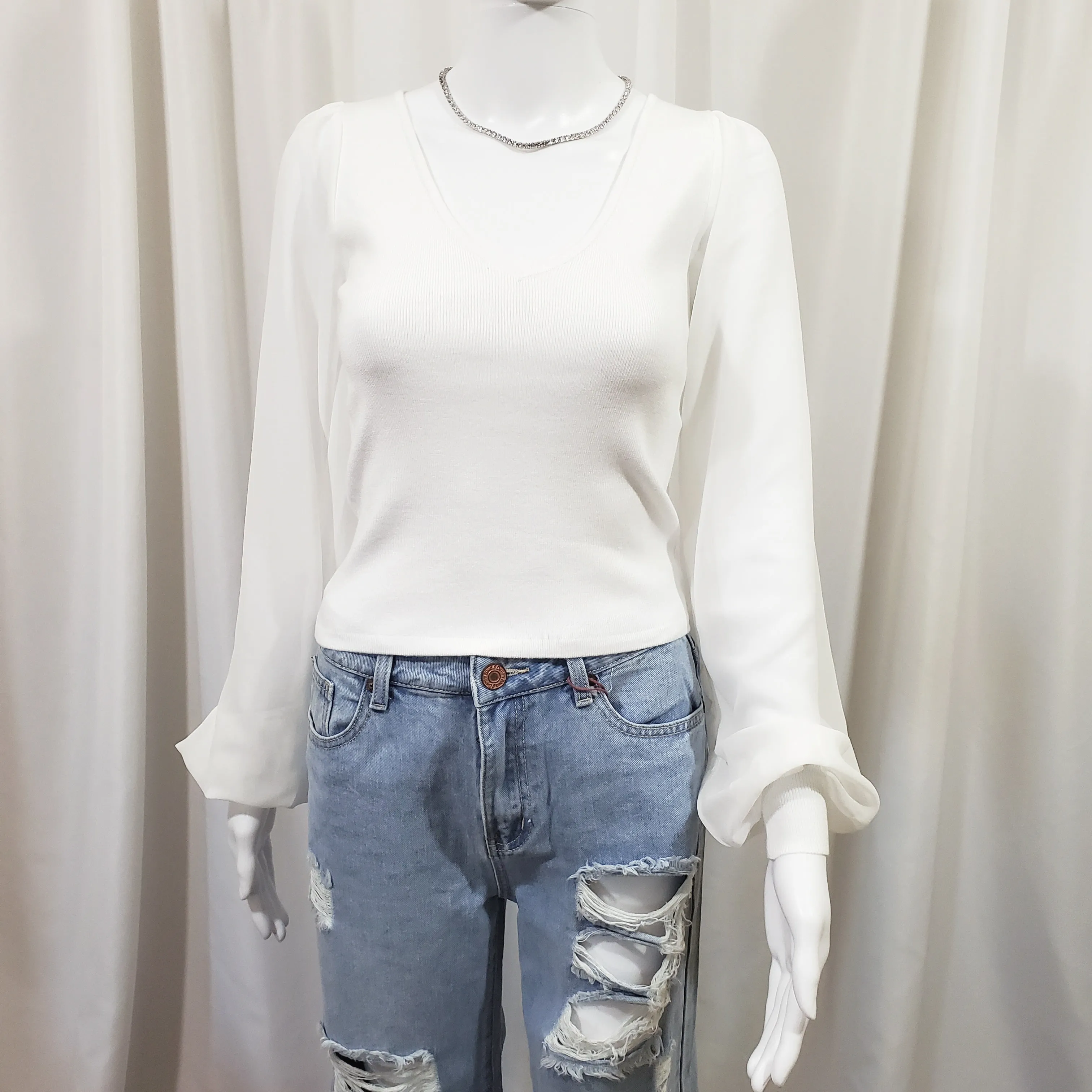 Fitted Knit Sweater