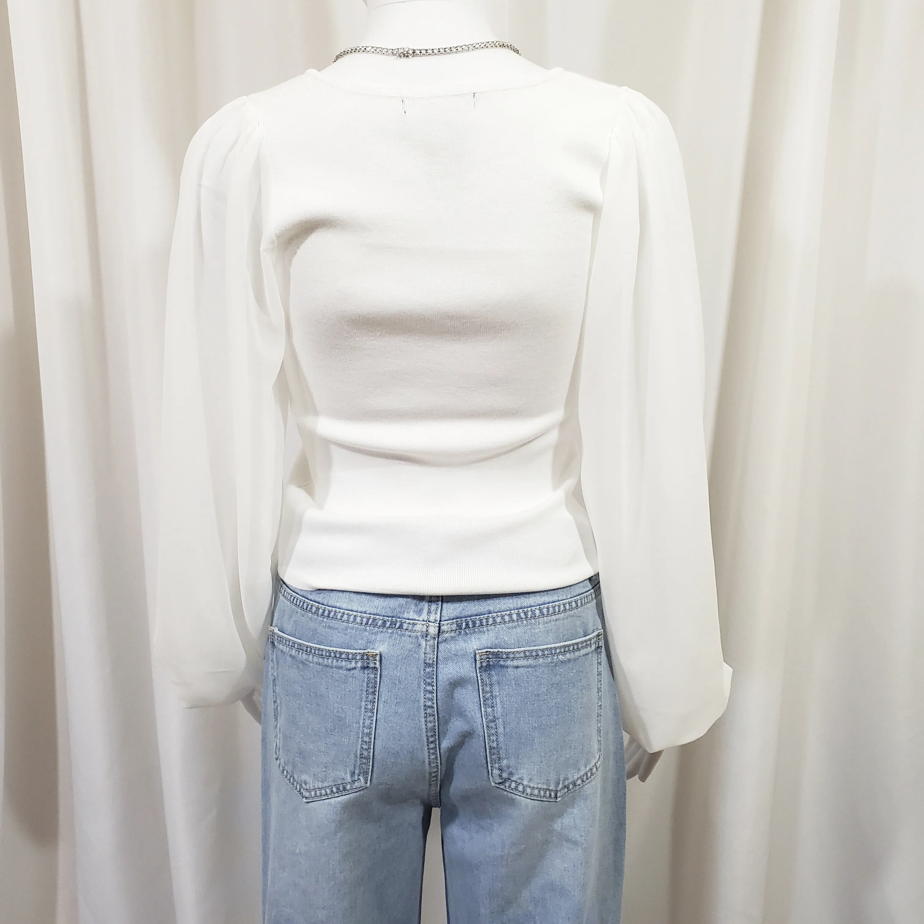 Fitted Knit Sweater