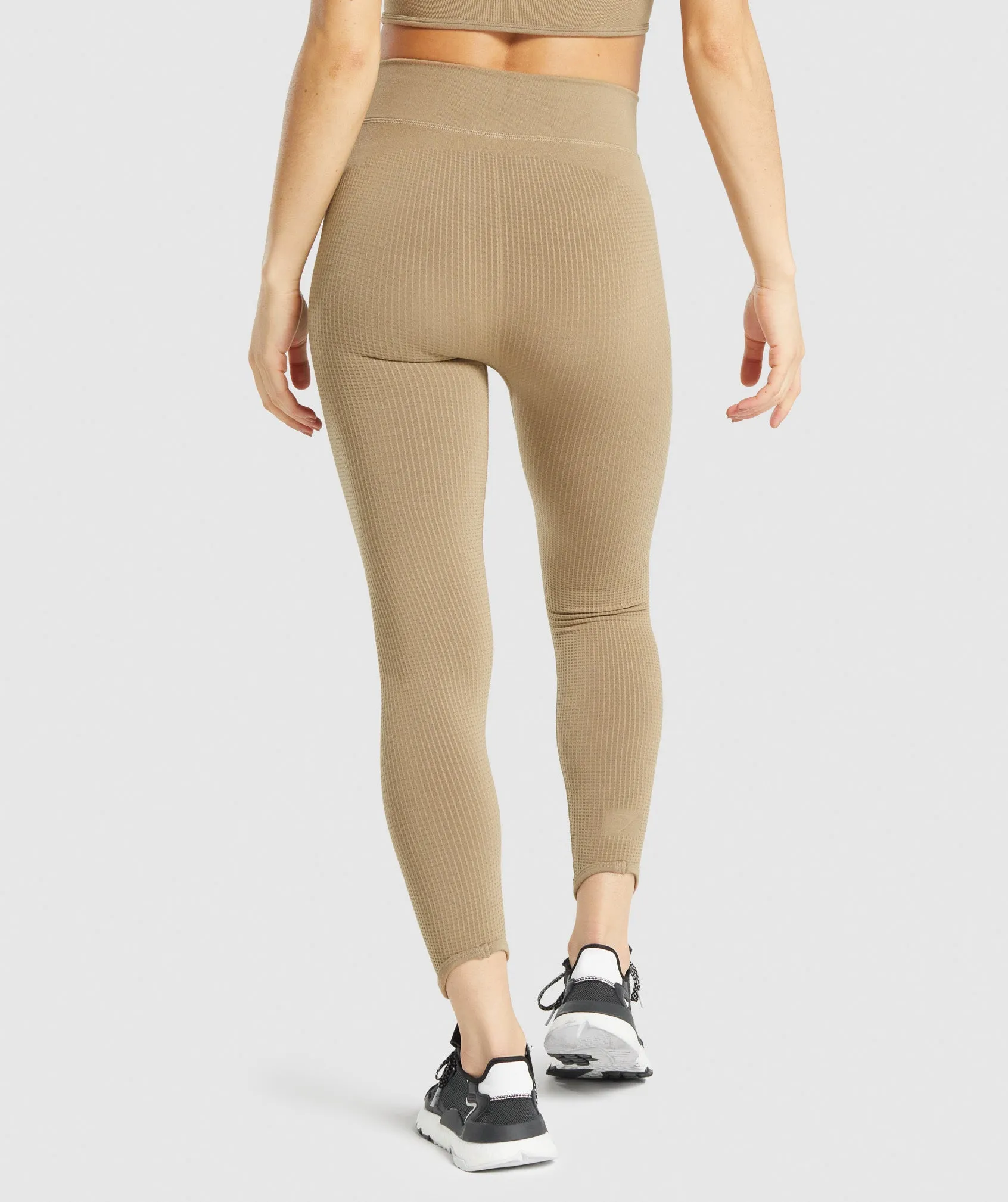 Gymshark Pause Seamless Leggings - Brown