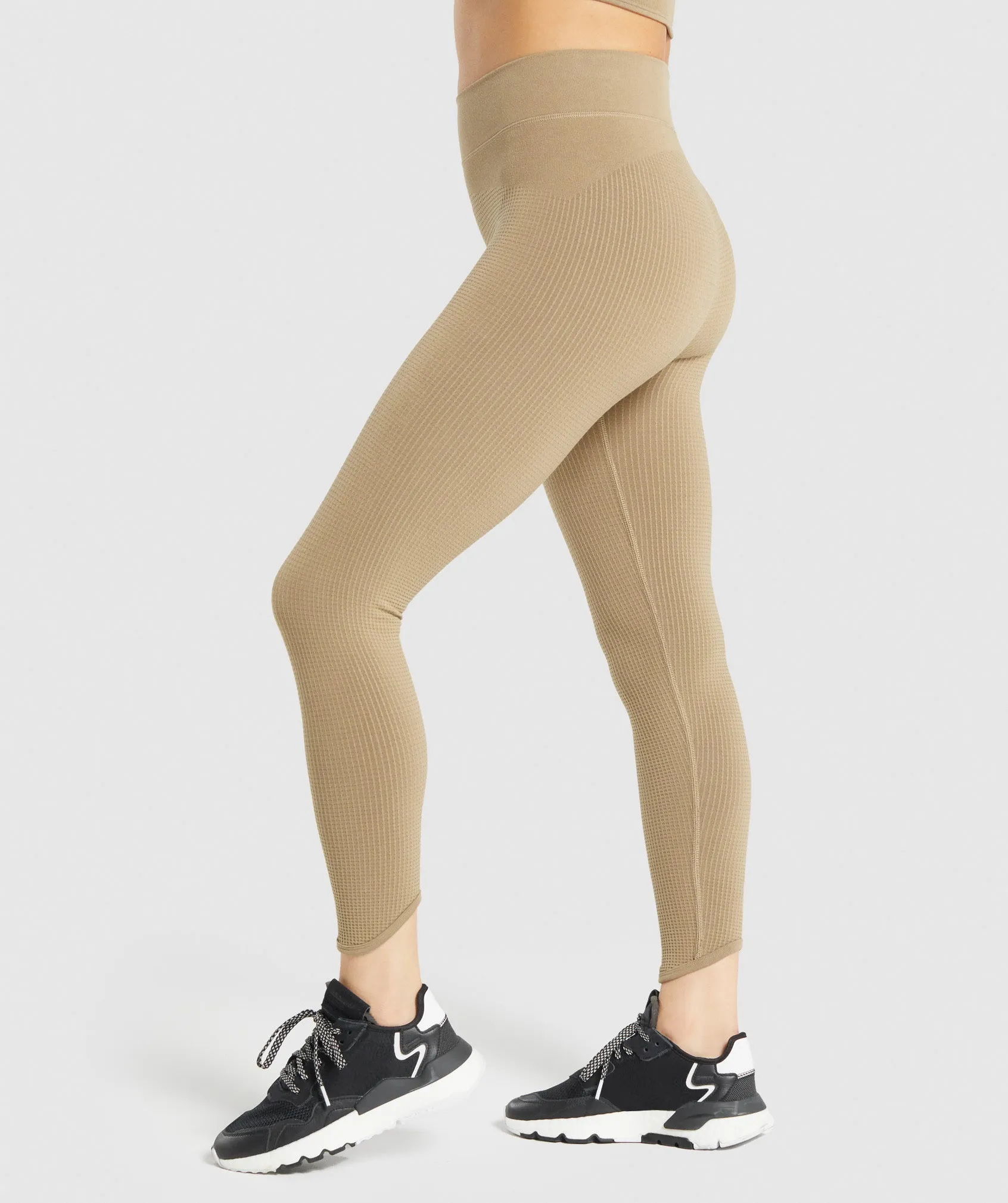 Gymshark Pause Seamless Leggings - Brown