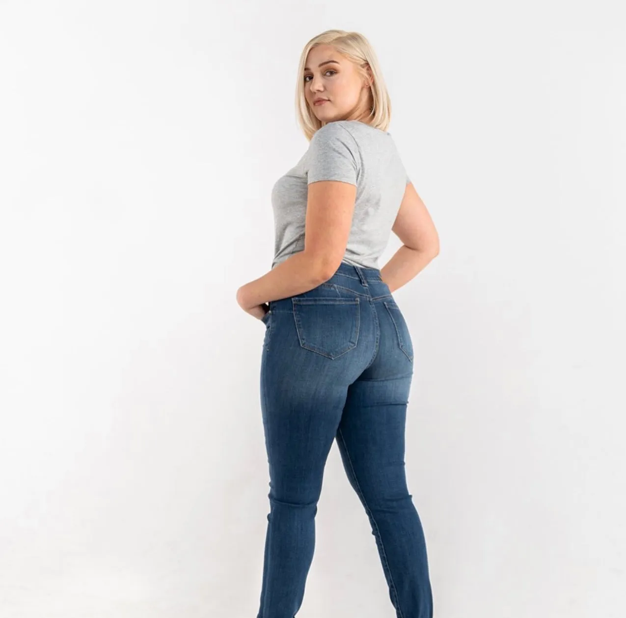 Indigo MR Skinny Jeans
