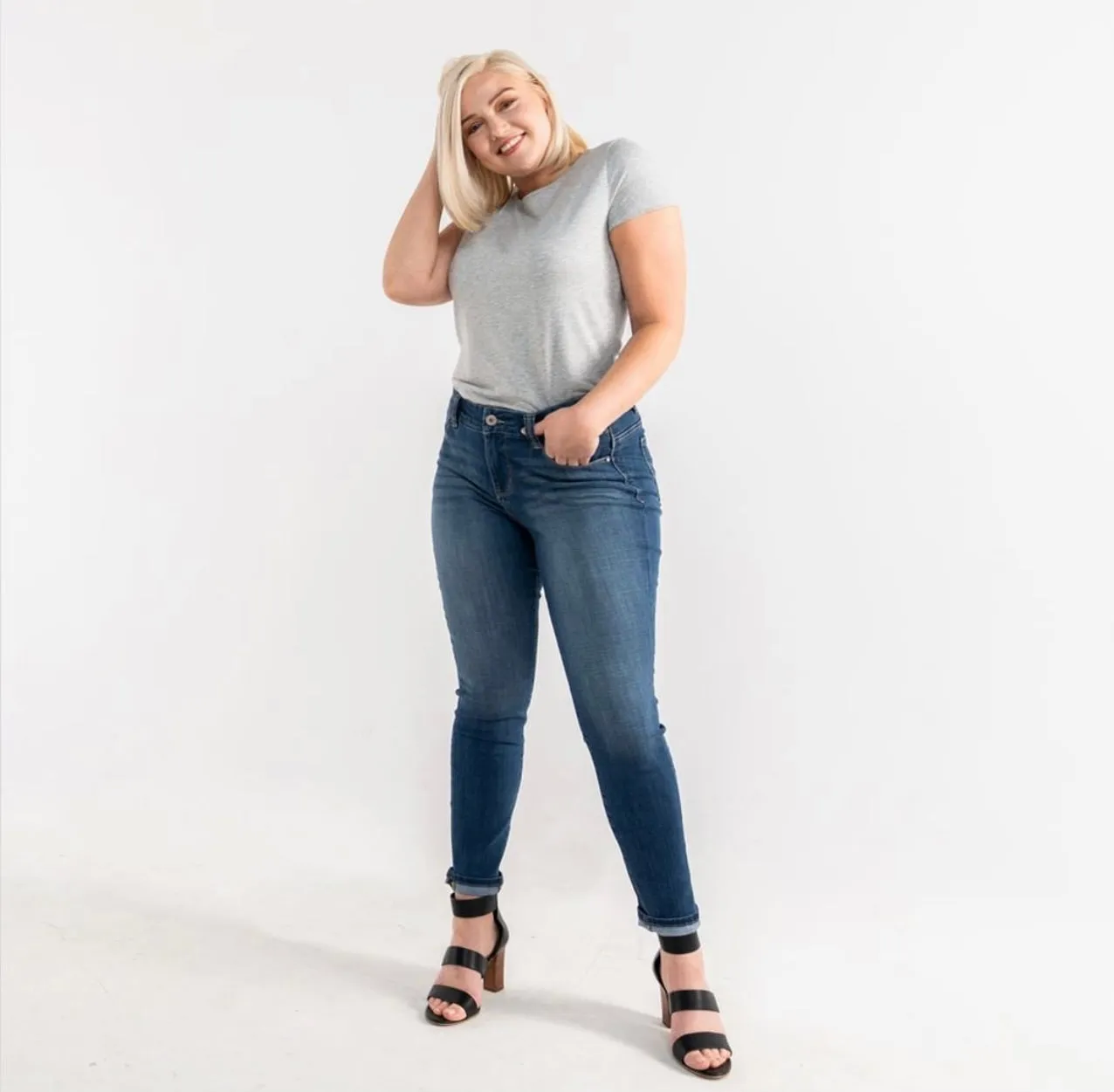 Indigo MR Skinny Jeans