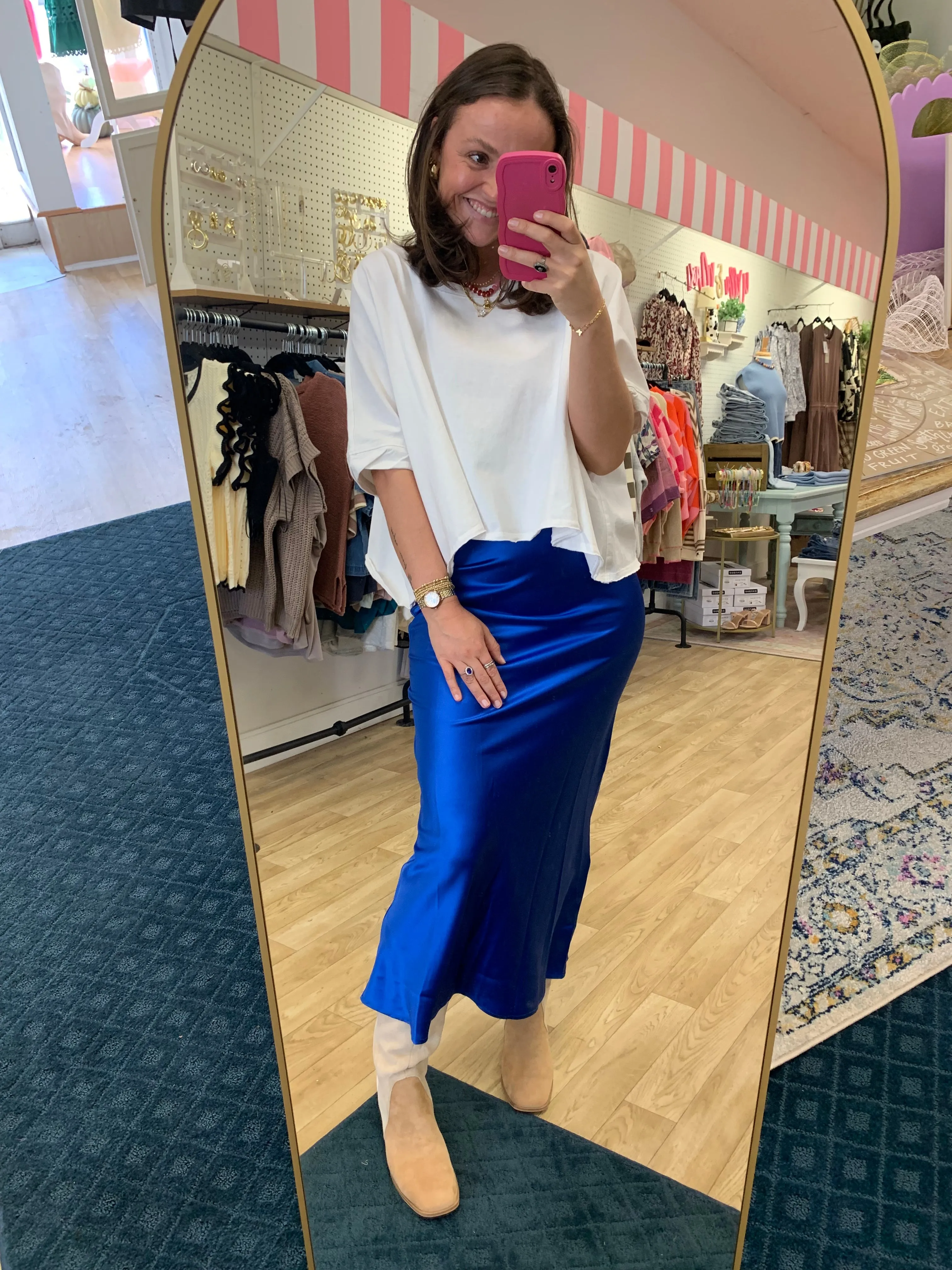 Just Being Basic Oversized Top