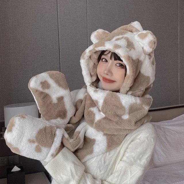 Kawaii Leopard Print Hoods
