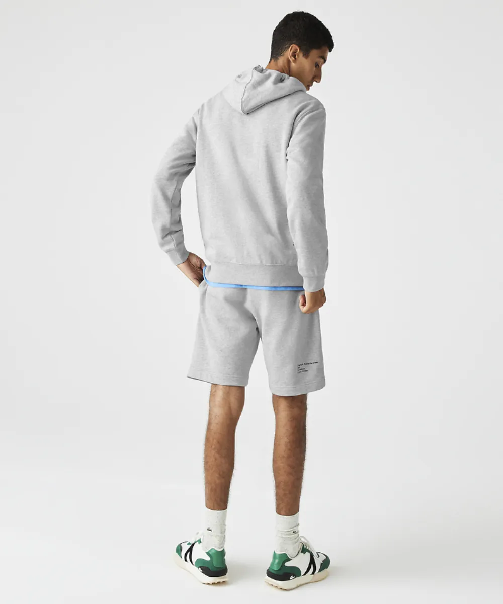 Lacoste Soft Branding Hoodie (Grey)