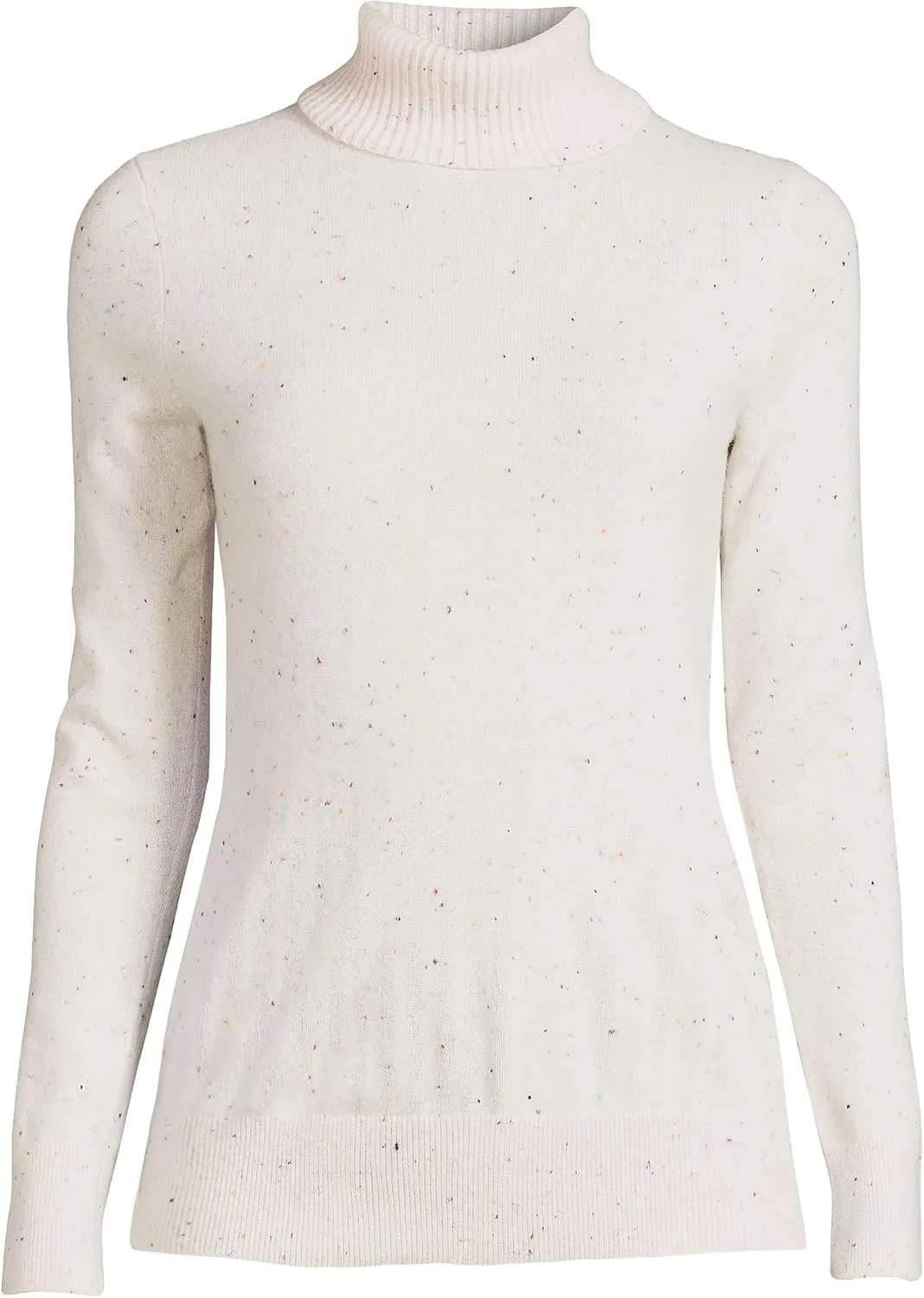 Lands' End Women's Cashmere Turtleneck Sweater