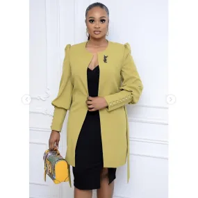 Long Formal Blazer Jacket