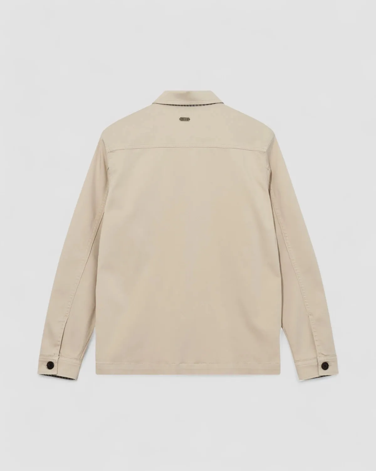 Matteo Soft Overshirt - Light Sand