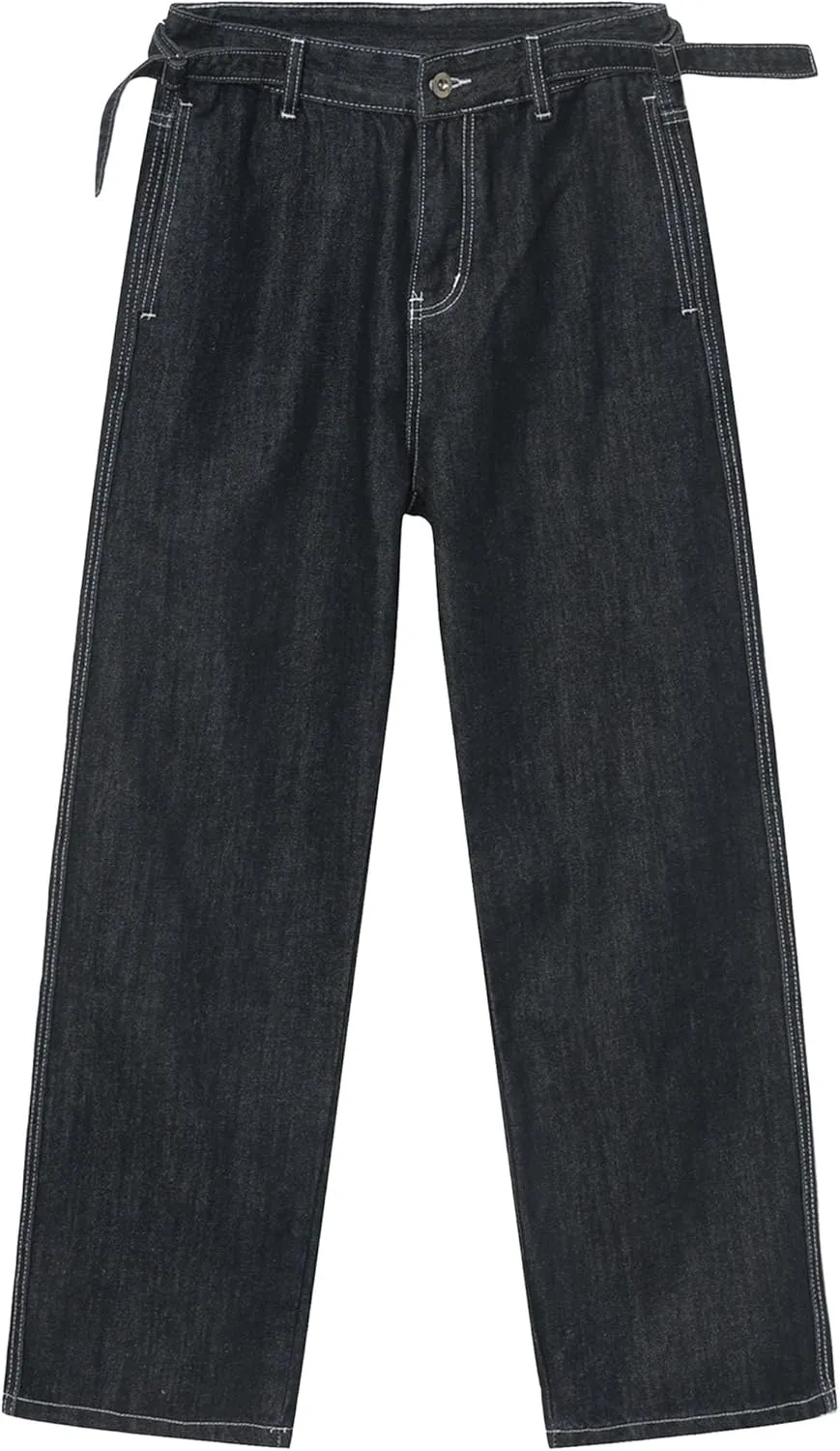 Men's Straight Leg Fashion Baggy Jeans Loose Fit Classic Denim Pants Casual Regular Fit Comfort Jeans