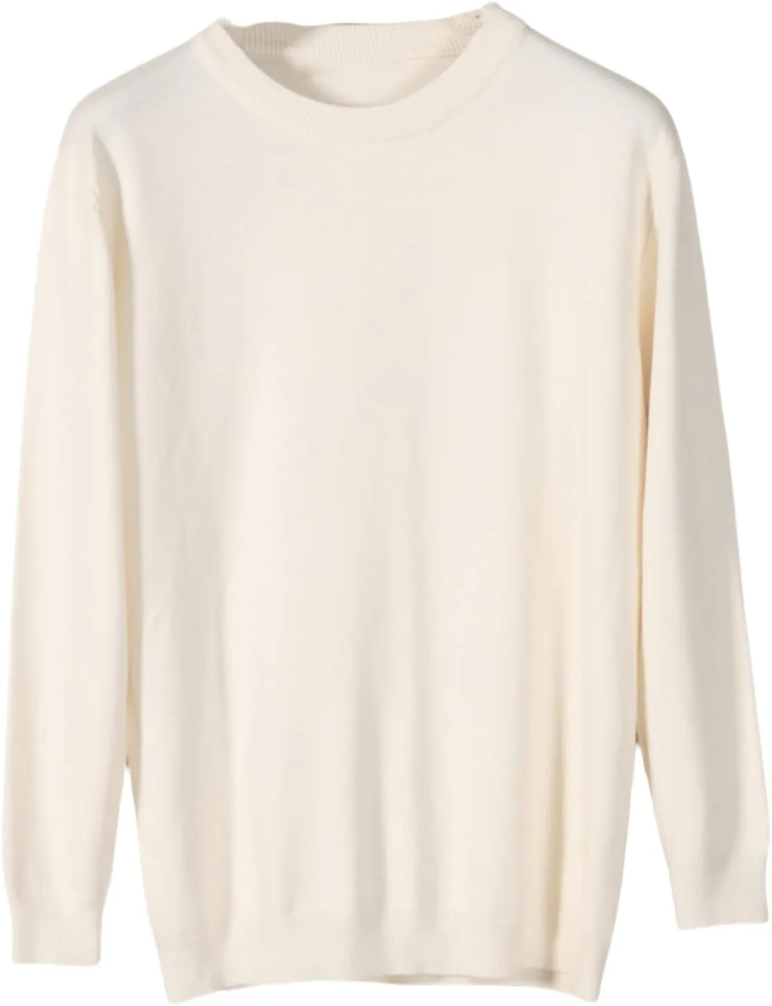 Men's Sweater Pullover,Crew Neck Slim Fitted Long Sleeve Knitted Casual Solid Tops S~2XL