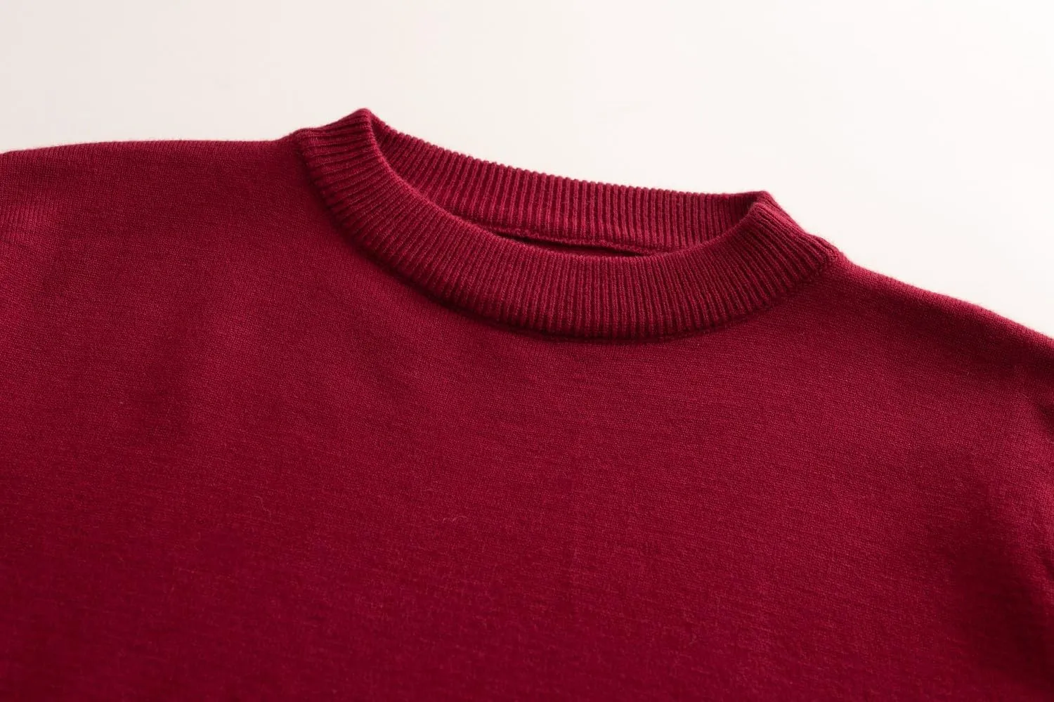 Men's Sweater Pullover,Crew Neck Slim Fitted Long Sleeve Knitted Casual Solid Tops S~2XL