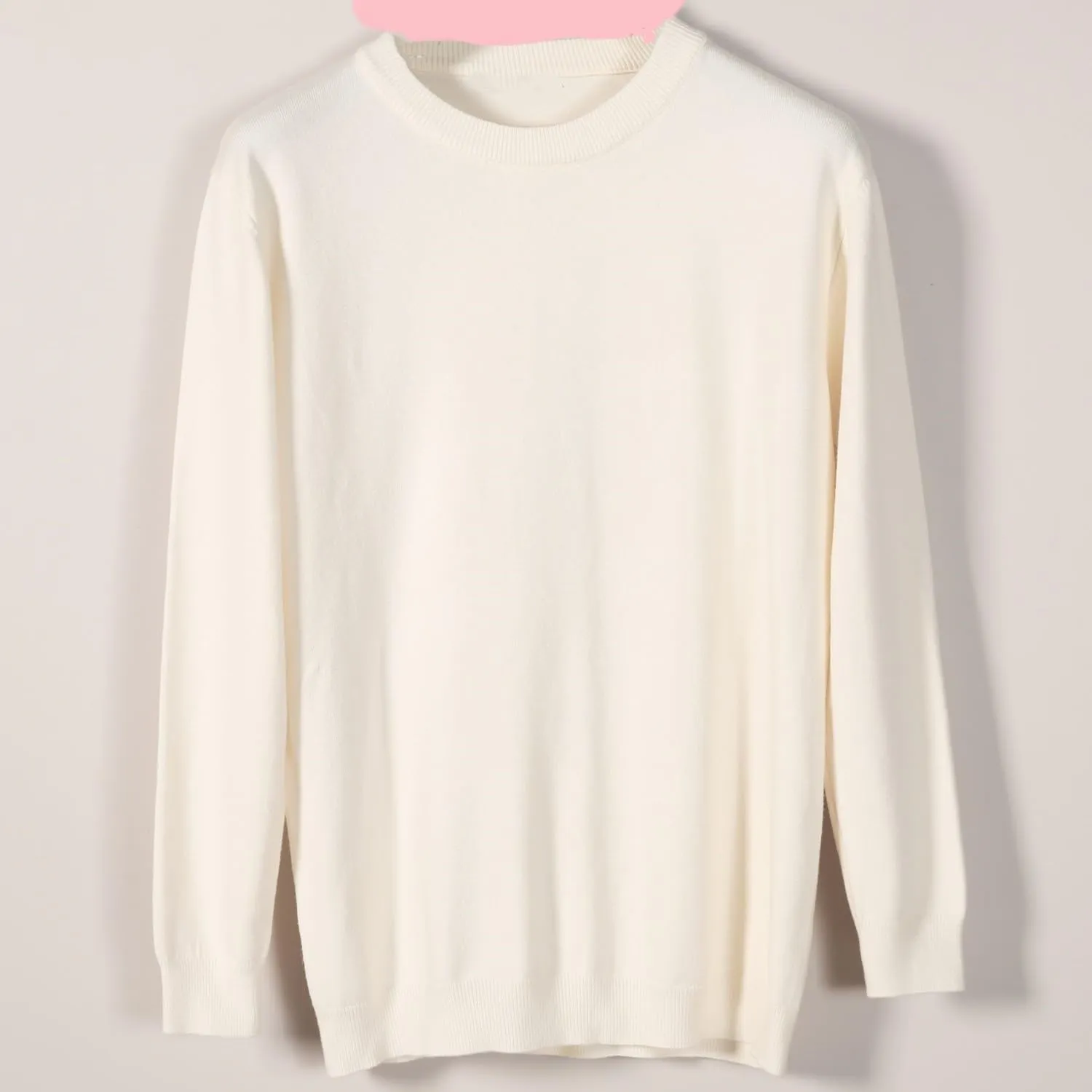 Men's Sweater Pullover,Crew Neck Slim Fitted Long Sleeve Knitted Casual Solid Tops S~2XL