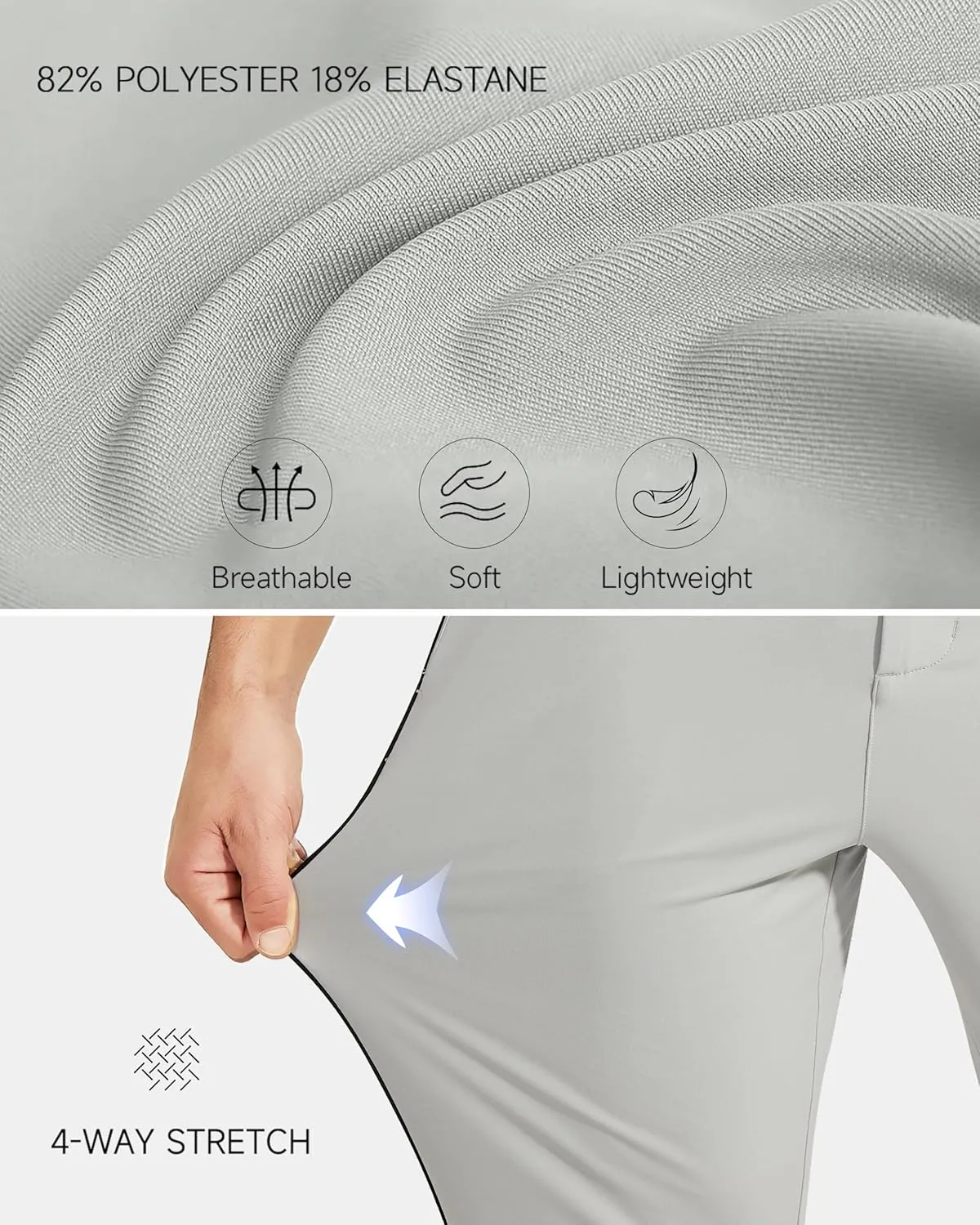 Men's Sweatpants Lightweight Joggers for Men Athletic Causal Pants for Workout, Jogging, Running，Golf