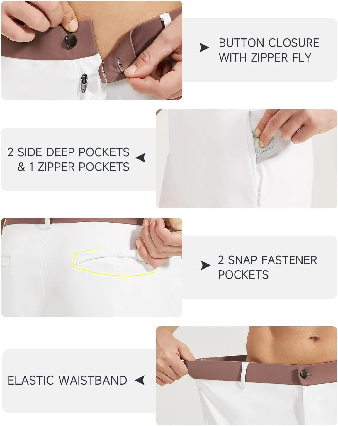 Men's Sweatpants Lightweight Joggers for Men Athletic Causal Pants for Workout, Jogging, Running，Golf