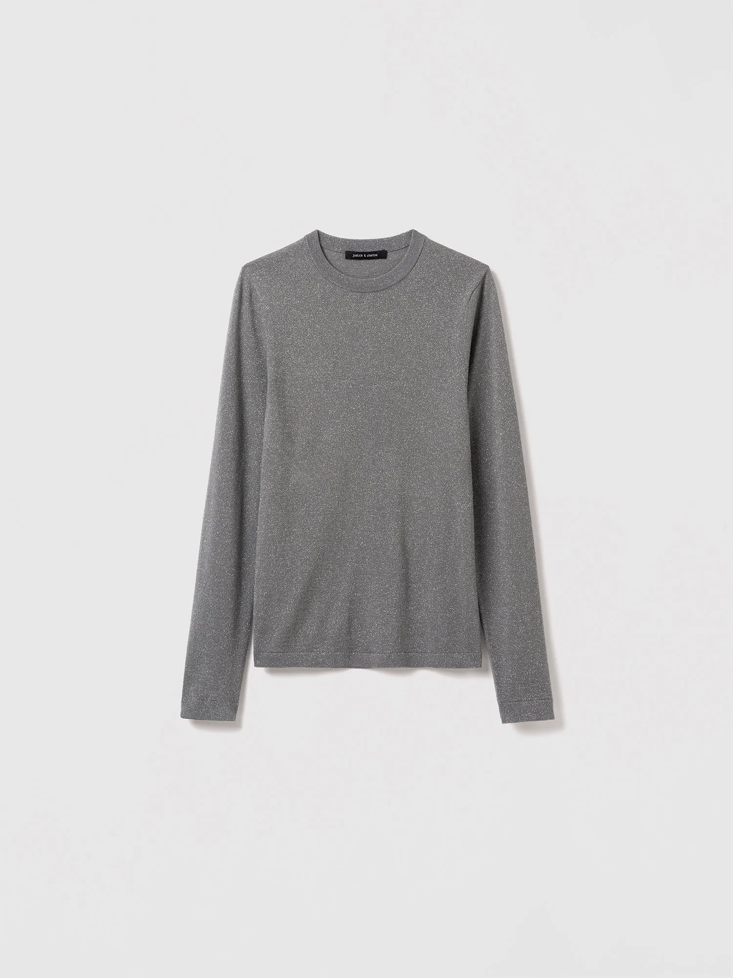 Metallic pullover
