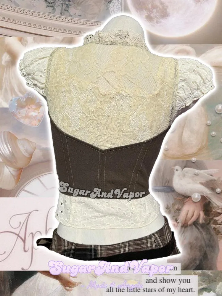 Moonlit Manor Ensemble Corset Vest Set