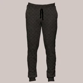 Psychedelic Joggers (UV/RGB, Eco-Friendly, Unisex, Fleece-Lined) | SAYAGATA