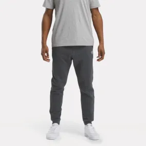 Reebok Apparel Men Reebok Identity Small Logo Fleece Joggers DGREYH