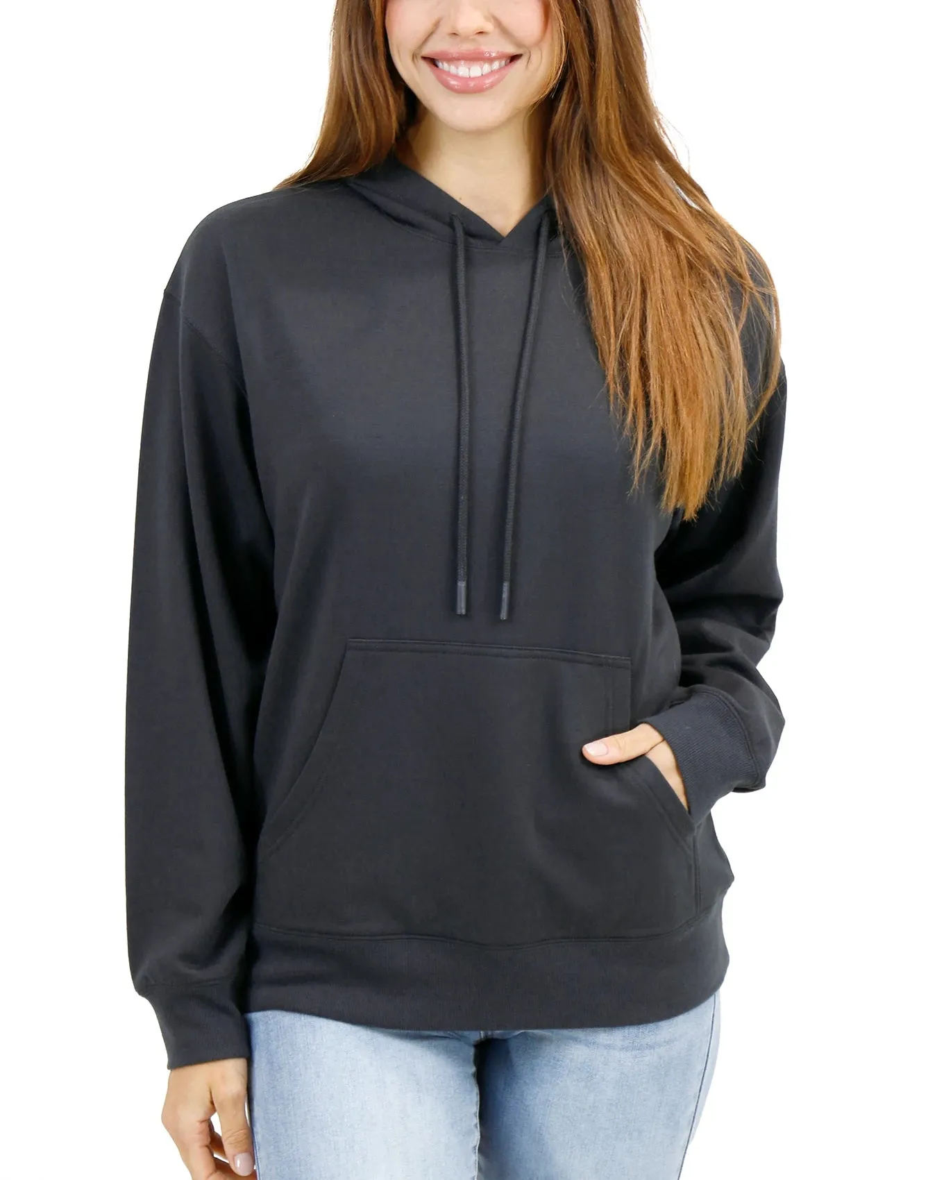 Signature Soft Vintage Black Oversized Hoodie