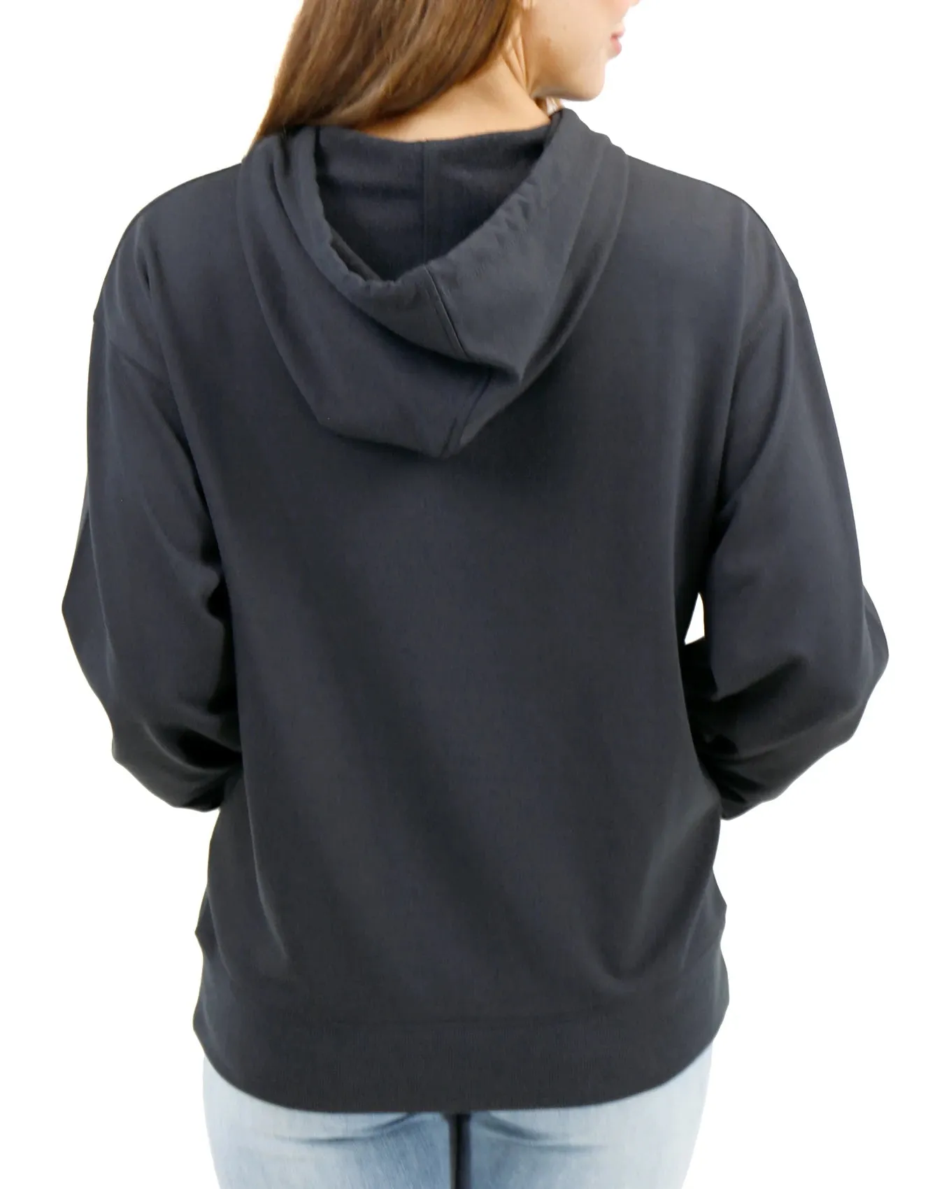 Signature Soft Vintage Black Oversized Hoodie