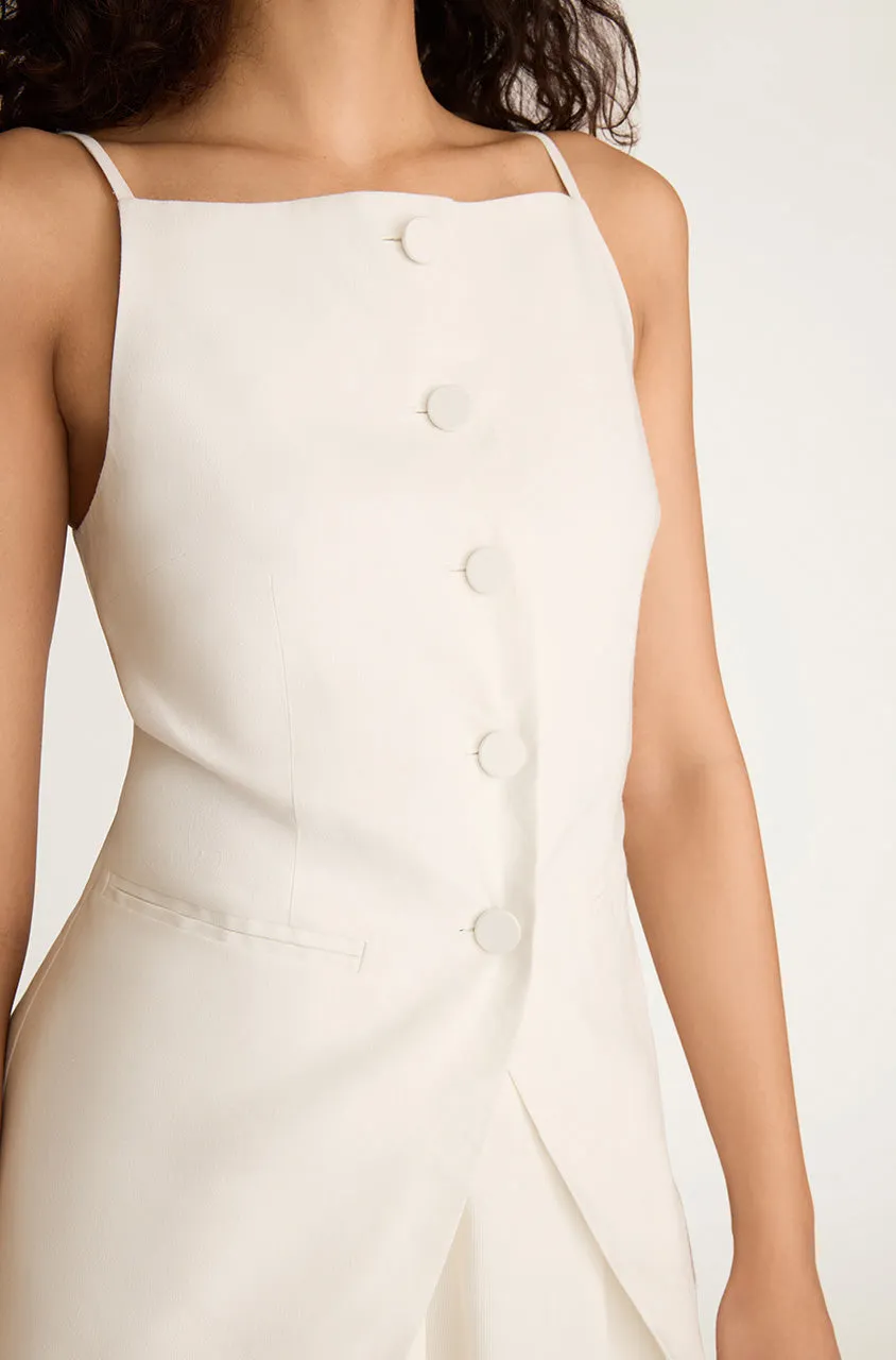 Sleeveless Structured Top