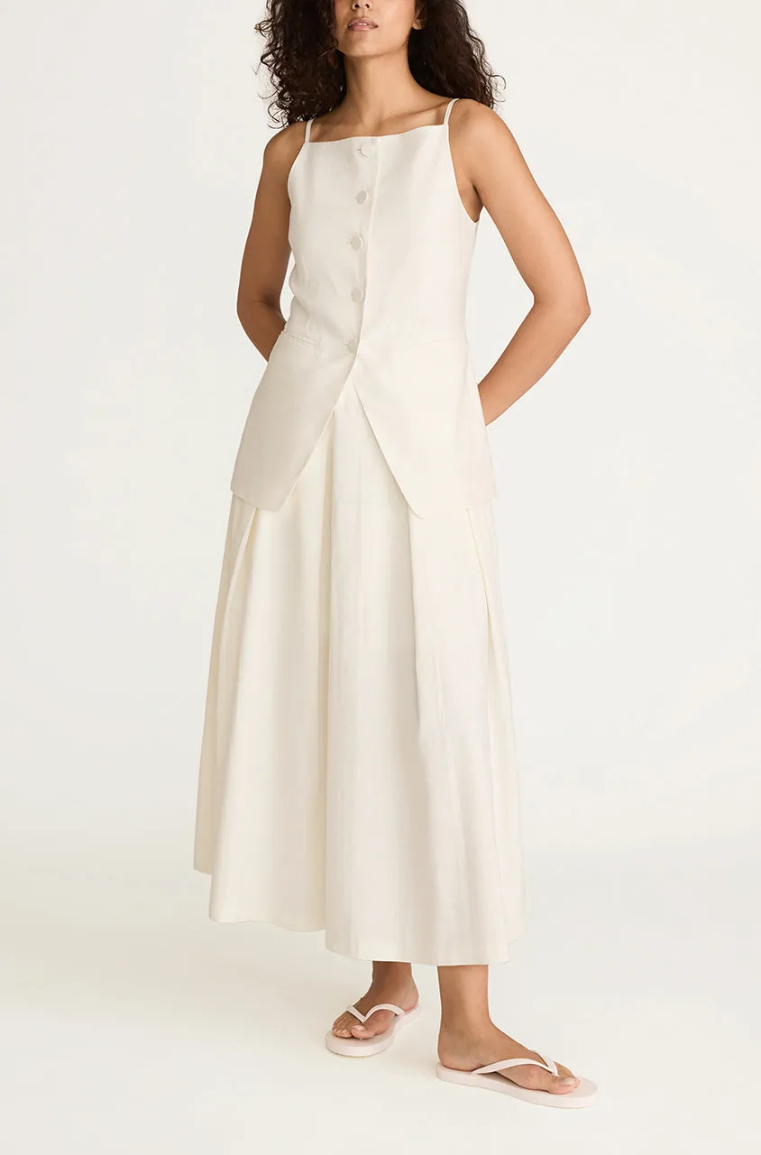 Sleeveless Structured Top