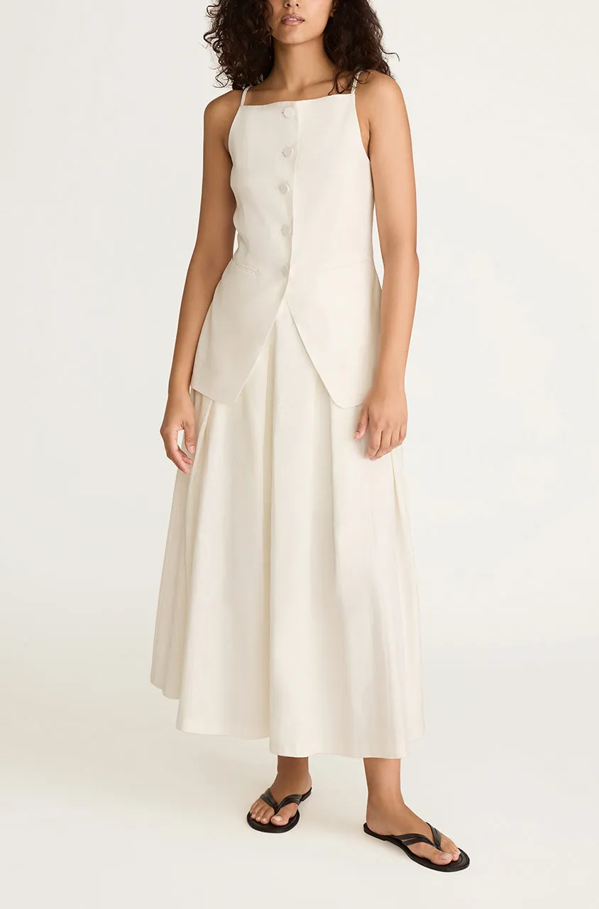 Sleeveless Structured Top