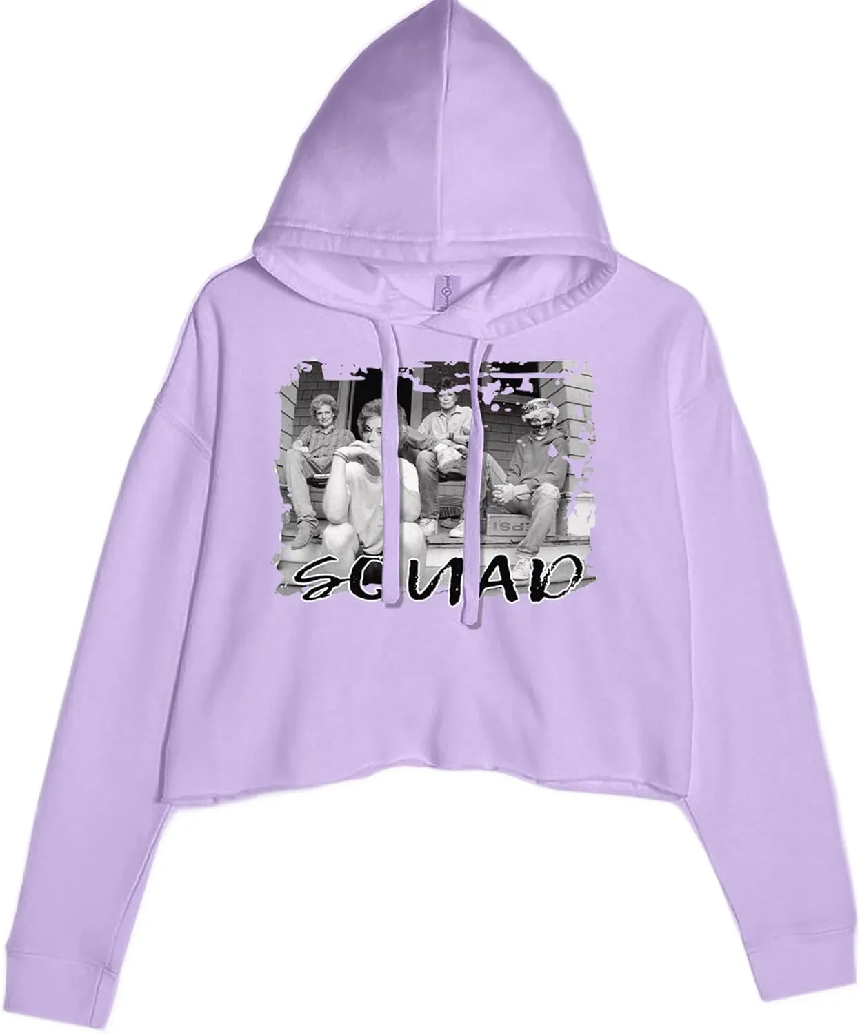 Squad Golden Girls Cropped Fleece Hoodie, Soft & Cozy, Trendy Fit