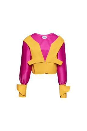 STRUCTURED VEST-BLOUSE