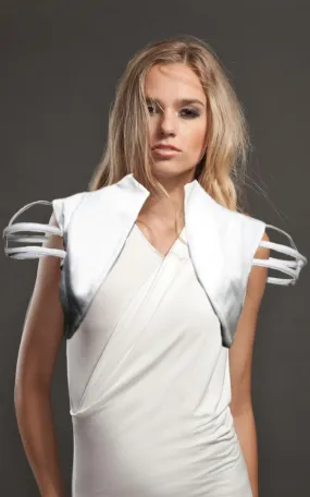 V-Back Vest With Structured Shoulders