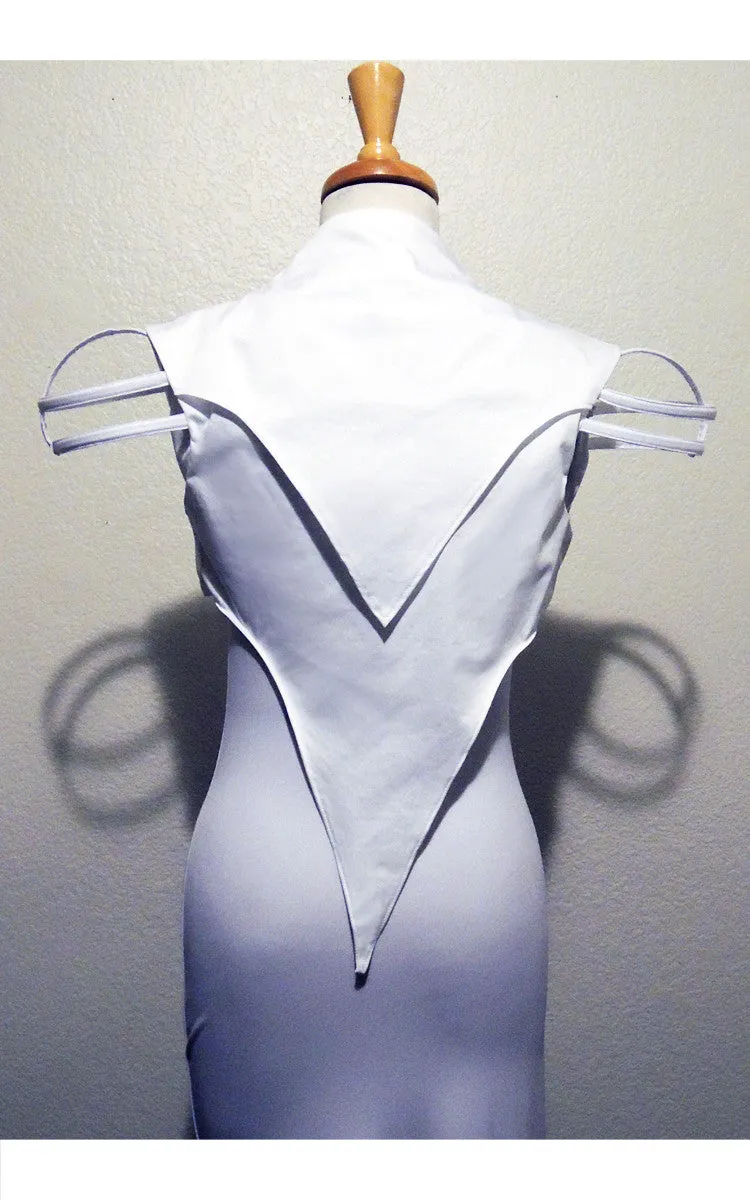 V-Back Vest With Structured Shoulders