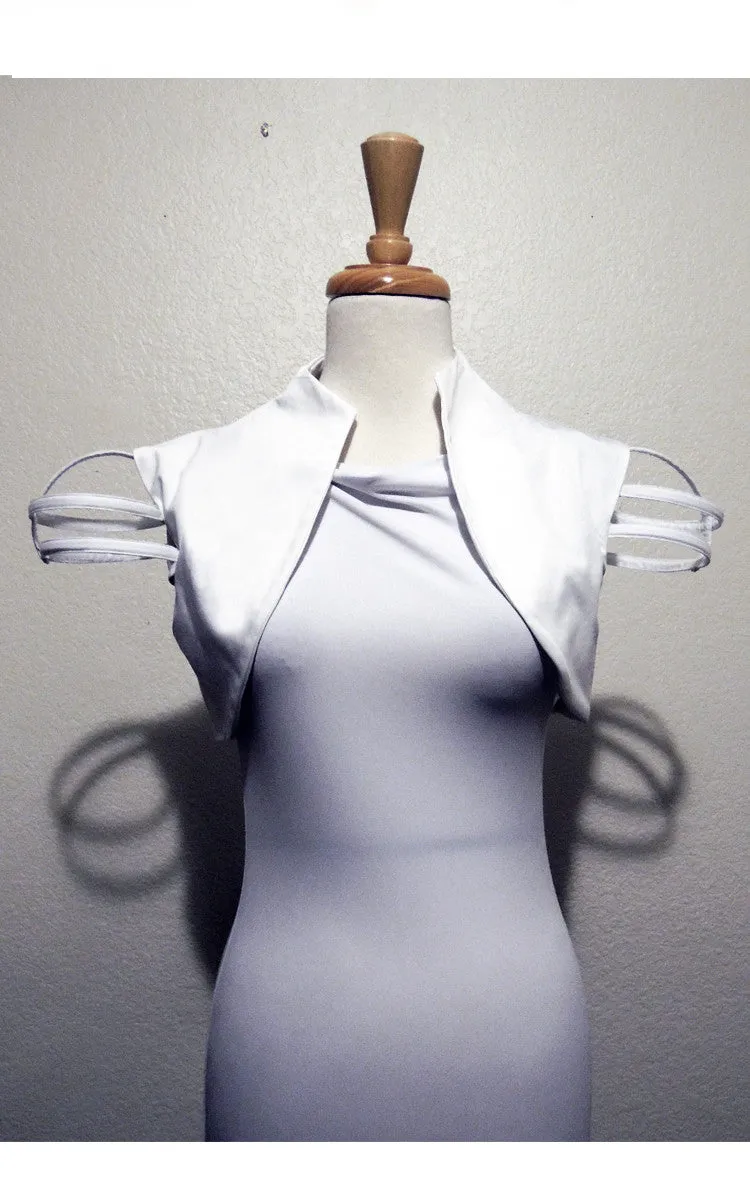 V-Back Vest With Structured Shoulders