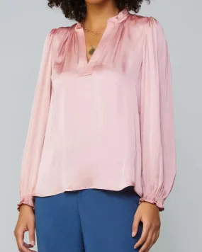 Vienna Long Sleeve Blouse in Dusty Blush | Dusty Blush