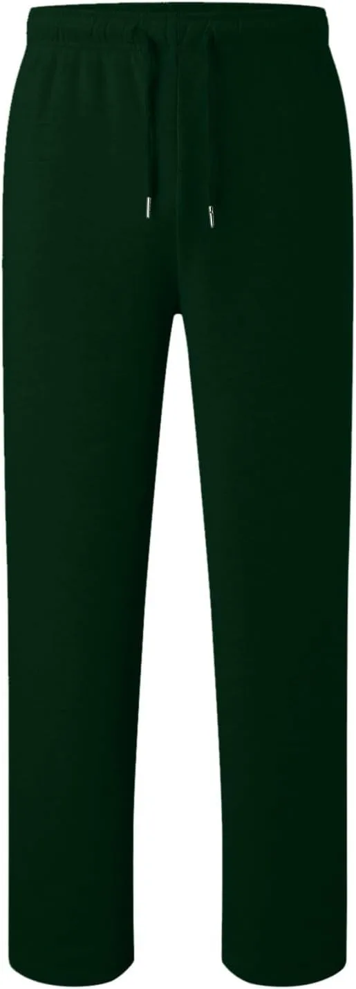Womens Casual Pants Fashion Solid Versatile Straight Leg Sweatpants High Waisted Elastic Drawstring Workout Trousers
