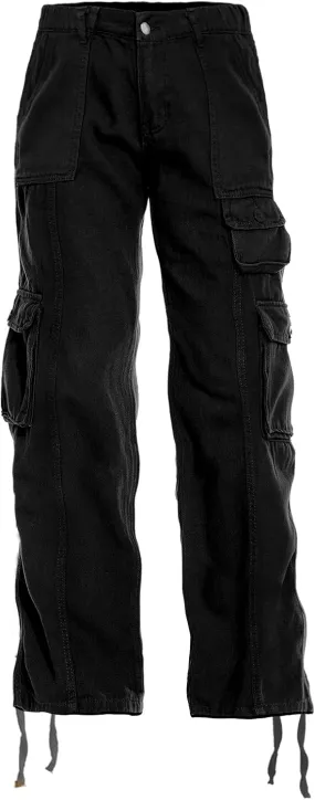 Women's Hiking Cargo Pants Joggers Cotton Casual Military Army Combat Work Pants with 7 Pocket